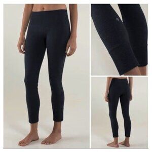 Lululemon Ebb To Street Pant Seamless Leggings Grey Size S Athleisure Comfort